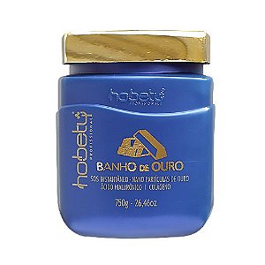 Hobety Banho de Ouro Máscara 750 gr