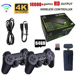 Game Stick pen drive Hdmi com 10000 jogos -64gb-