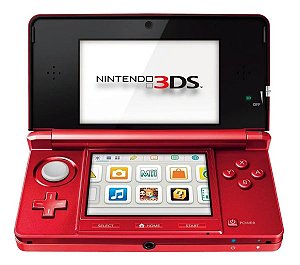 Nintendo 3DS Vermelho Desbloqueado