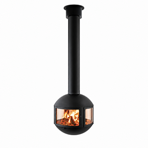 Lareira a Lenha Suspensa / Modelo Agorafocus 630 / Focus / França