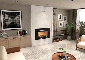 Lareira a Lenha MF Prime 80 com Vermiculita