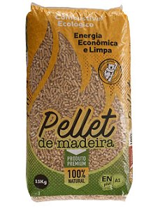 Pellet Koala Energy - Brucciolo Bianco - Saco 15 kg