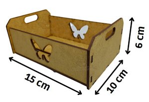 10 CAIXOTINHOS DE FEIRA BORBOLETA EM MDF - PRESENTES - DATAS ESPECIAIS