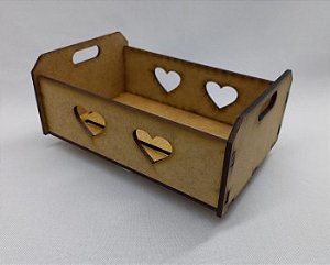 10 CAIXOTINHOS DE FEIRA 2 CORAÇÕES EM MDF - PRESENTES - DATAS ESPECIAIS