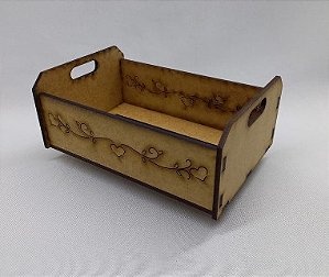 10 CAIXOTINHOS DE FEIRA RAMOS DE CORAÇÕES EM MDF - PRESENTES - DATAS ESPECIAIS