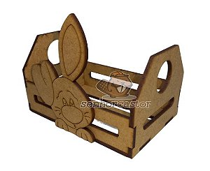10 Caixotinhos Coelho De Pascoa Mdf - Presentes - Datas Especiais - Medidas 15 cm comprimento x 10 cm largura x 6 cm altura