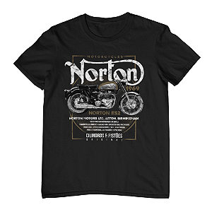 Camiseta Masculina Motos Clássica - Norton