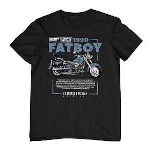 Camiseta Masculina Harley-Davidson - Fat Boy