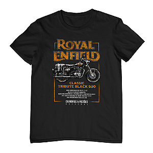 Camiseta Masculina Motos Clássica -Royal Enfield