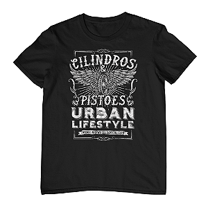 Camiseta Masculina Cilindros e Pistões Urban