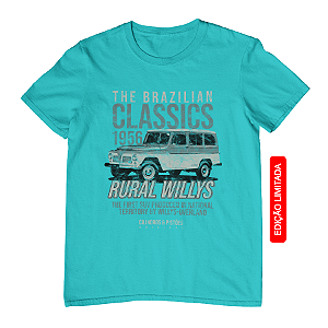 Camiseta Masculina Carros Clássicos - Rural Willys