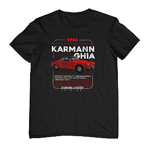Camiseta Masculina Carros Clássicos - Karmann-Ghia