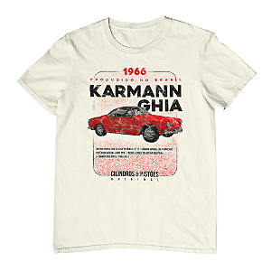 Camiseta Masculina Carros Clássicos - Karmann-Ghia