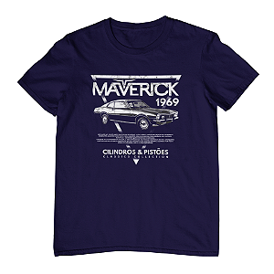 Camiseta Masculina Carros Clássicos - Maverick