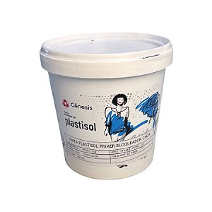 Tinta Plastisol Primer Bloqueador Cinza