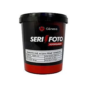 Emulsão Serifoto One Acqua Prime Vermelho 900 ml
