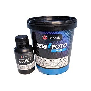Emulsão Serifoto D WR Azul + Diazo - Gênesis