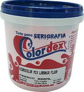 Tinta Hidrocolor Mix Laranja Fluor - Colordex 