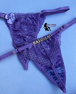 Calcinha personalizada semi fio| triângulo - Lilás