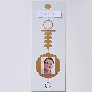 Placa Radiônica Cruz Ansata - Em PVC