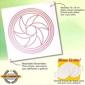 Placa Radiônica Triturador em PVC Especial para Saúde