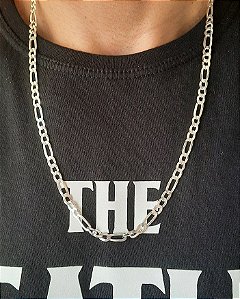 CORRENTE PRATA 925 3X1 5MM X 60CM