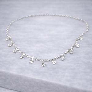 CHOKER PONTO DE LUZ PRATA