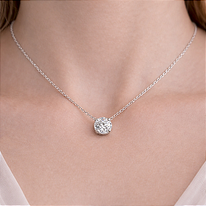 Colar Ponto de Luz - Prata 925