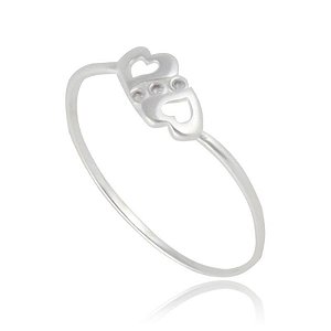 ANEL DOIS CORACOES PRATA