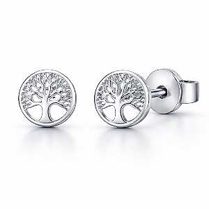 Brinco Arvore da Vida - Prata 925