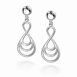 Brinco Infinitos - Prata 925