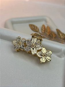 Piranha de Cabelo em Ferro Trio de flores