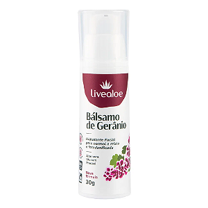 Hidratante Facial Bálsamo de Gerânio | LiveAloe
