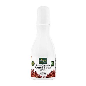 Puro Óleo de Semente de Uva Certificado IDB 120 mL  | Livealoe