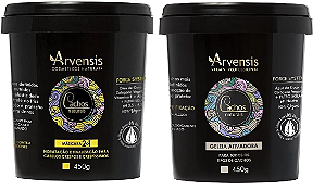 Kit Arvensis Máscara 2x1 450g +1 Geleia Alta Fixação 450g | Arvensis