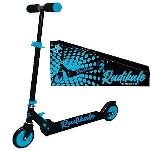 Patinete Infantil 2 Rodas Menino Unitoys 50Kg Barato Azul