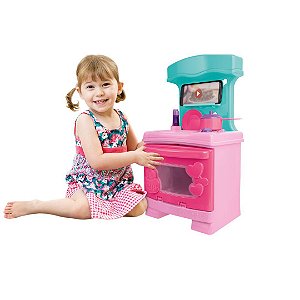 Cozinha Infantil Brinquedo Kit Criança Completa Fogão Menina