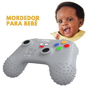 Mordedor Bebê Joystick Macio Antiestress Dentes Massageador
