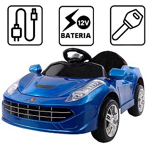 Mini Carro Elétrico Infantil Criança 6V com Controle Remoto