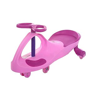 Carrinho Infantil Rosal Menina Barato Rolimã Volante Car Led