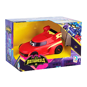 Batwheels Mini Carros Vinil Vermelho Robin Bebês E Crianças
