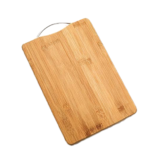 Tábua De Corte Gourmet Retangular De Bambu Resistente