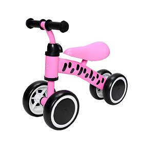 Andador Bebê Treina Equilíbrio Rosa Menino Menina
