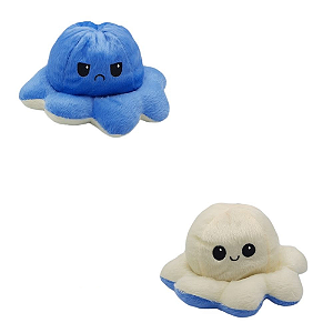 Polvo De Pelúcia Azul E Pérola Branco - Conforto E Estilo