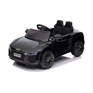 Carro Elétrico Infantil Audi R8 12v Controle Remoto Preto