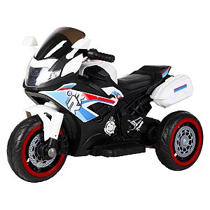 Moto Elétrica Infantil RR 1000 Branca - Unitoys