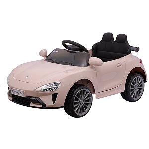 Carro Elétrico Infantil ZU-7 12V Rosa Esportivo com Controle Remoto, Suporta 30 kg, Para Crianças a partir de 3 anos Zippy