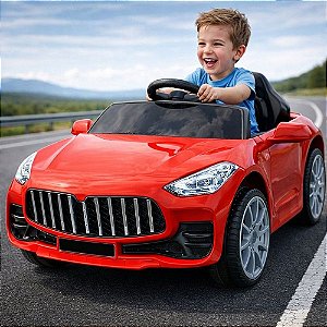 Carro Elétrico Infantil 6v Vermelho Classic Controle Remoto