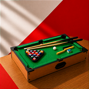 Mesa De Sinuca Infantil Zippy Toys Completa Com Led