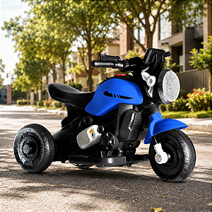 Mini Moto Eletrica Infantil 6v Zippy Toys Recarregavel Led